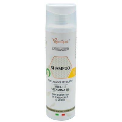 L'Oasi delle Api - BioApis - shampoo-lavaggi frequenti - miele e vitamina B6 - 250 ml