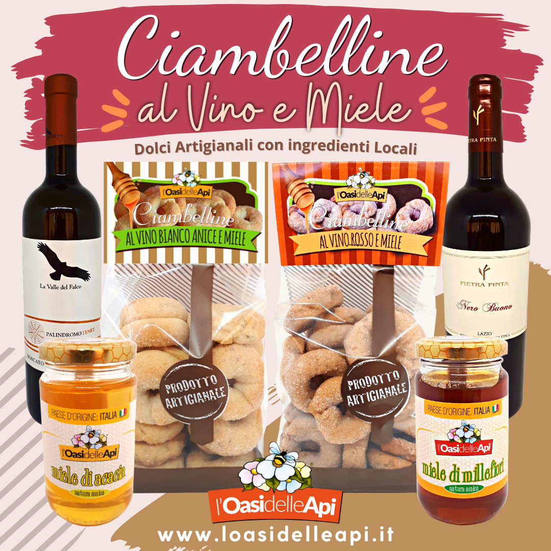 L'Oasi delle Api - Sermoneta - Ciambelline al Vino e Miele - marzo 2023