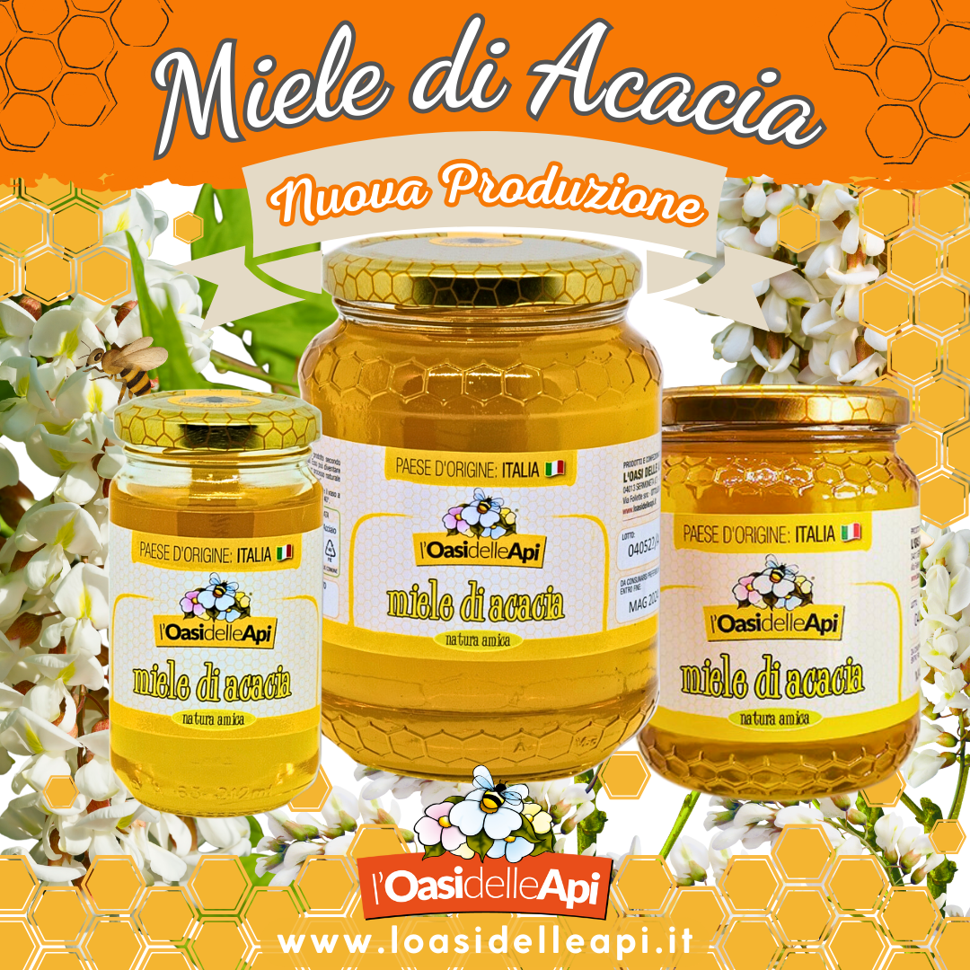 L'Oasi delle Api - Sermoneta - Miele di acacia nuova produzione - 2023