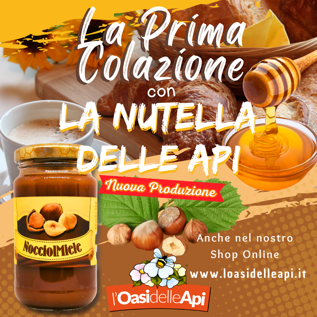 L'Oasi delle Api - Sermoneta - Nocciolmiele la nutella delle api - produzione 2023