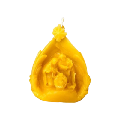 L'Oasi delle Api - Sermoneta - Candele in pura cera d'api - piccola capanna natività 5