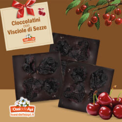 Cioccolatini Il quadratino fondente con Visciole di Sezze