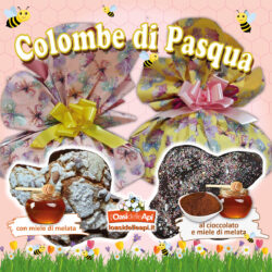 Colombe di Pasqua al Miele di Melata, Classica o con Cioccolato
